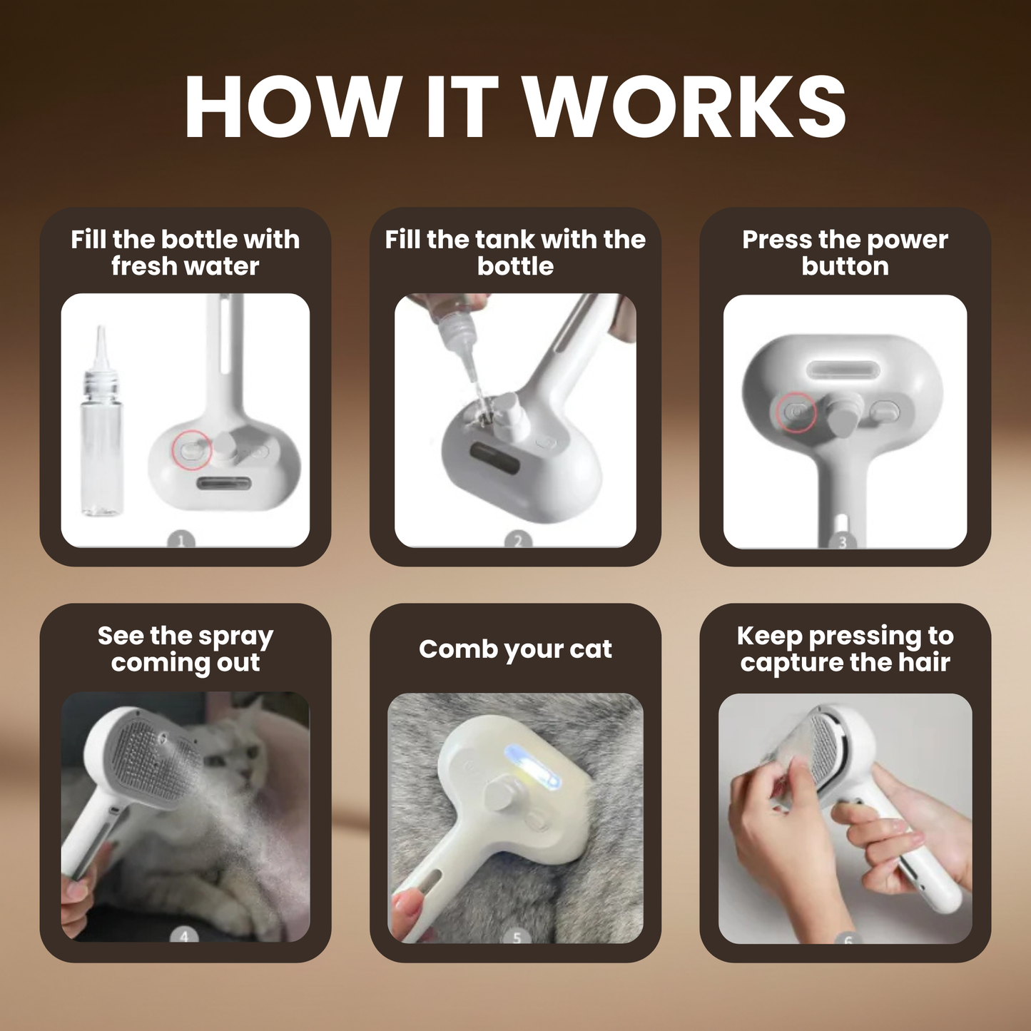 Cat Hair Brush Pro
